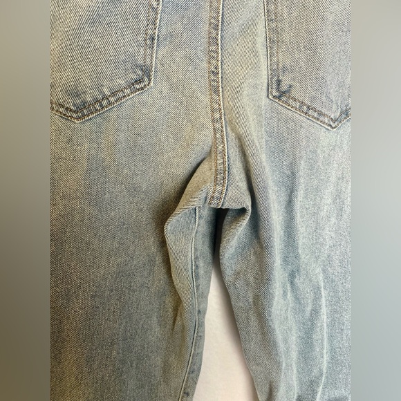 Fall Vibes Mid-Rise Taper Leg Embroidered Stripe Jeans - Knox Rose Light Wash 8 - Picture 5 of 8